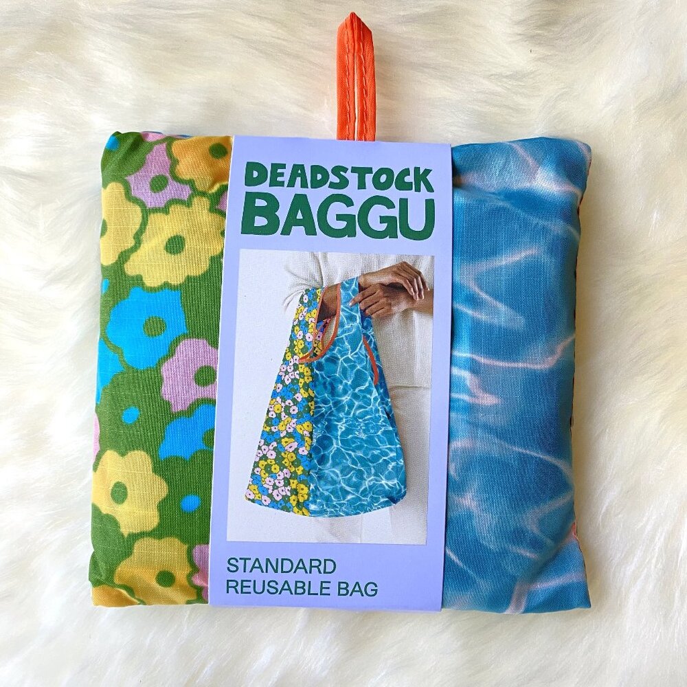 NWT Standard Baggu - Deadstock Poolside (Pool, Flowerbed)